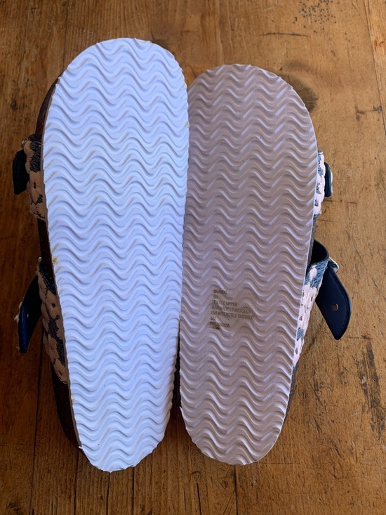 Madden Girl Pink Floral Double-Buckle Slide Sandals - Picture 10 of 16